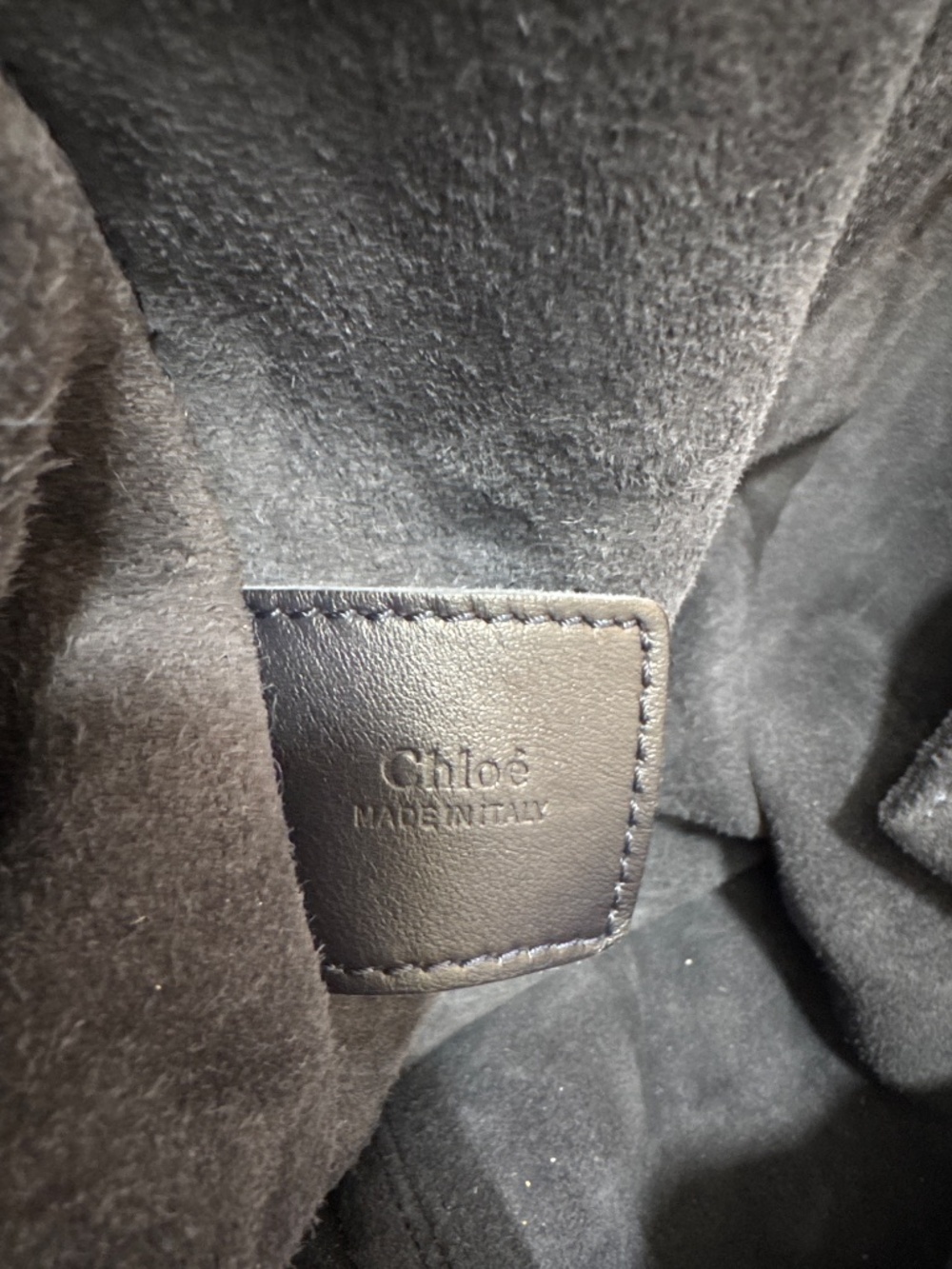 Chloe Mony Large Suede Tote - Picture 7 of 13